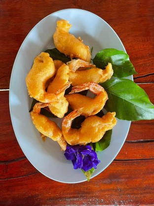 กุ้งชุปแป้งทอด