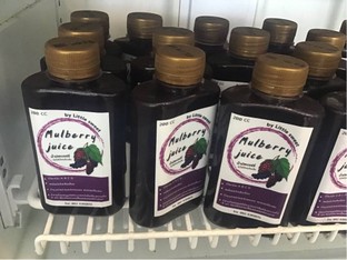 โปรโมชั่น น้ำมัลเบอร์รี่3ขวดร้อย ! ลด 5 บาท เมื่อสั่งเมนู  จำนวน 3 ที่