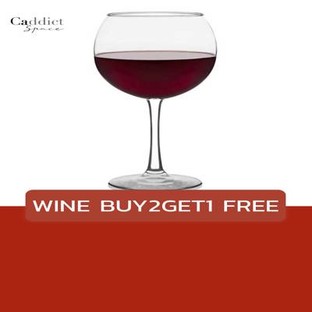 โปรโมชั่น WINE BUY2GET1 FREE แถม เมื่อสั่งเมนู จำนวน 2 ที่