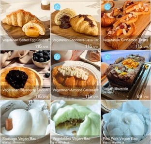 โปรโมชั่น Croissant Dic 50% ลด 50 % เมื่อสั่งเมนู Vegetarian Plain Butter Croissant, Vegetarian Blueberry Danish, Vegetarian Waffle, Vegetarian Timbering, Vegan Spinach Cheese Pie, Vegetarian Almond Croissant, Vegetarian Thai Tea Charcoal Croissant, Vegetarian Danish Custard , Vegan Mushroom Pie, Vegetarian Pain Au Chocolate , Vegetarian Salted Egg Croissant, Vegan Butter  Croissant, Vegan Beef Pie, Vegetarian Chocolate Lava Croissant, Vegetarian Cinnamon Twists