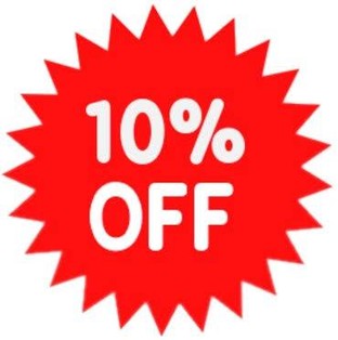 โปรโมชั่น ลด10%ทุกออเดอร์ ลด 10 %
