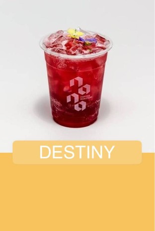 โปรโมชั่น DESTINY ลด 20 % เมื่อสั่งเมนูในหมวด ICED COFFEE, NON COFFEE, SIGNATURE, HOT COFFEE, HOT NON COFFEE