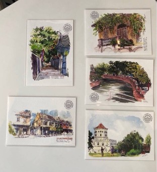 โปรโมชั่น Velodome Postcard Set ลด 15 บาท เมื่อสั่งเมนู  จำนวน 5 ที่