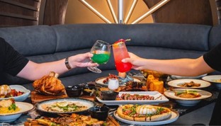 โปรโมชั่น 2 Dishes with Free Flow Wine (120 mins) ลด 100 % เมื่อสั่งเมนูในหมวด pastas, freeflow, soups, Appetizers, mains, desserts, a la carte, salads, pizza