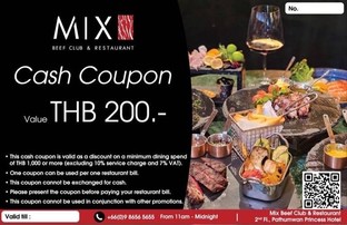 โปรโมชั่น Cash Coupon 200 ลด 200 บาท เมื่อสั่งเมนูในหมวด SPECIAL BY CHEF, PREMIUM KHAO SOI, A LA CARTE, Italian Red, Italian White, French Red, French White, Spanish Red, German White, Chilean Red, Argentinean Red, South African Red, Slovenian Red, Australian Red, United States Red, Austrian White, NZ White, THAI CUISINE, Rose wines, Sweet wines, Champagne, Prosecco, Sparkling, BEEF LOVER, APPETIZERS, CHEESE AND COLD CUT, Chilean White, SOUP, MAIN FROM THE LAND, SALAD, SOFT DRINK, น้ำ RYNN, SMOOTIES, PASTA, MAIN FROM THE SEA, BEER, MOCKTAILS, Wine by Glass, Sweets, DRAFT BEER, Sweet wines, Classic Cocktails, Wine Here B, Desserts , Staff & Singer, Premium signature cocktails, ABF Set (Saruda), Wine Saruda, Glassware, Siro Pacenti vertical dinner , Fin Dining, Course Details, Wine, SIDE DISHED, Pizza, Coffee , Tea, Austrian Red, IRISH & WHISKY , BOURBON , APERITIF , BRANDY , VODKA , TEQUILA , GIN , RUM , Glass & Glass (G), Glass & Glass (B), Chicken, Sea Food, Beef, Soup & Curry, Spicy salad, Appetizers , Stir Fried, One dish meal, Raining Season Cocktails, LIQUEUR , A La Carte, Vegan, Gluten-Free ครบ 1000 บาท