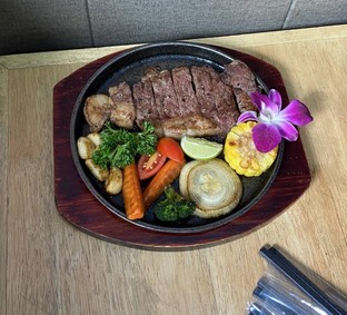 โปรโมชั่น เนื้อย่าง249 ลด 50 บาท เมื่อสั่งเมนู เนื้อย่างแชมเปี้ยน