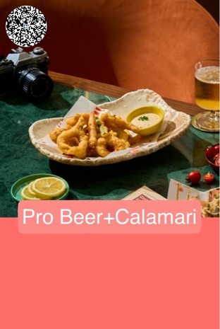 โปรโมชั่น Pro Beer+Calamari ลด 21 บาท เมื่อสั่งเมนู  จำนวน 2 ที่