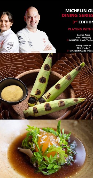 Michelin Guide Dining Series at Gaa การพบกันของเชฟการิมา อะโรรา จากร้าน Gaa และเชฟจิมมี่ โอฟอสต์ จากร้าน PRU ที่มาร่วมกันทำอาหารสุดพิเศษในชื่อว่า “Playing with Fire” เพียง 2 คืนเท่านั้น 21-22 สิงหาคม รายละเอียดเพิ่มเติม http://bit.ly/DiningSeries2019-No3-TH