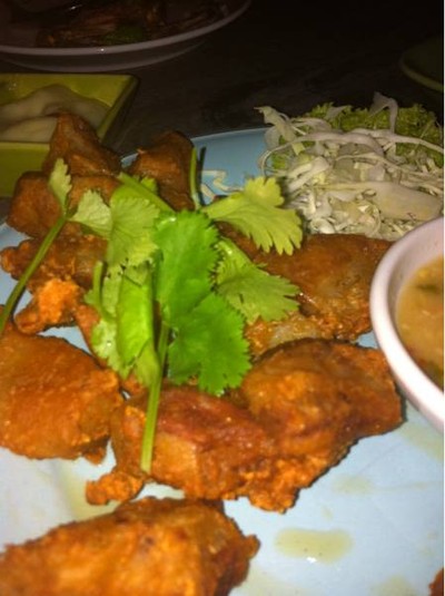 คอหมูทอดเกลือ