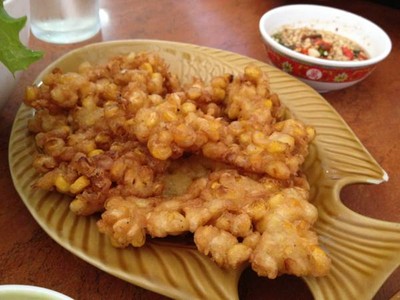 ข้าวโพดทอด