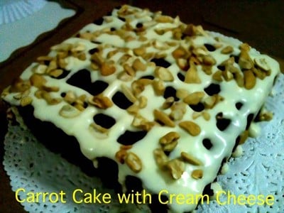 Carrot Cake with Cheese