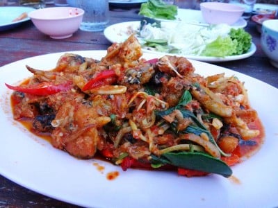 กบผัดเผ็ด