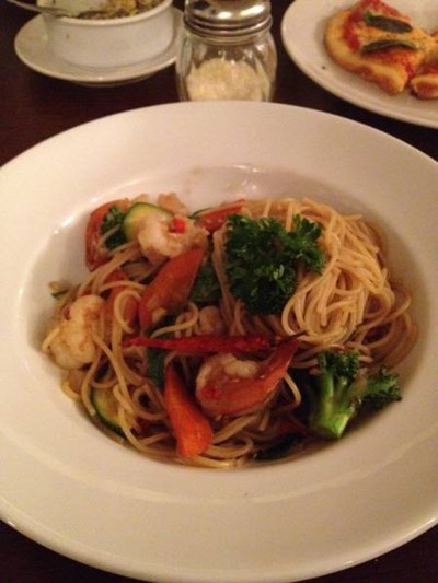 แบบไทยๆ..สปาเก็ตตี่ขี้เมากุ้ง