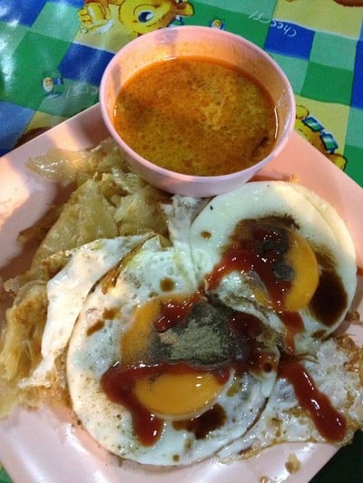 โรตีสวนหลวง ถนนเจ้าฟ้า