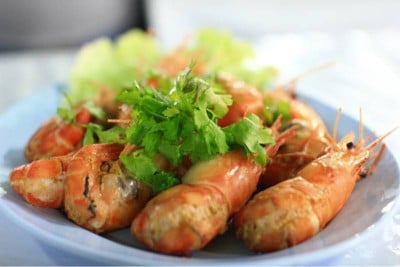 กุ้งอบเกลือ ครึ่งกิโล
