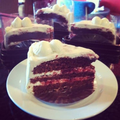 เค้กชอกโกแลตสตรอเบอรี่