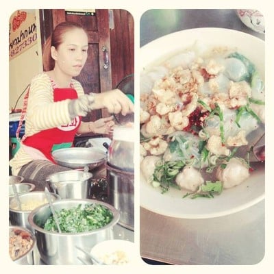 แม่ค้าคนสวย กับเกี๋ยวเตี๋ยวแสนอร่อย