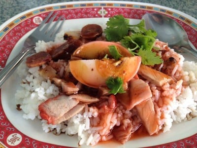 จั๊วข้าวหมูแดง