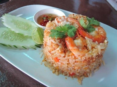 ข้าวผัดมันกุ้ง