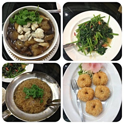 อร่อยมากๆๆไม่ผิดหวังเลย กระเพาะปลาน้ำแดง ทอดมันกุ้ง