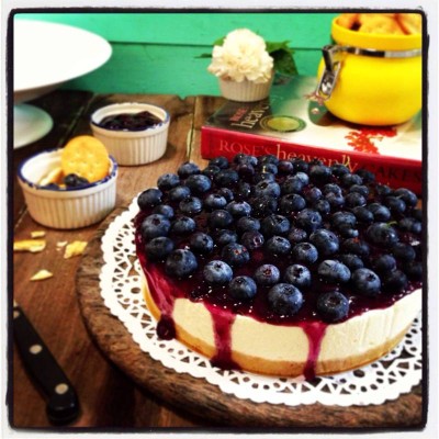 Blueberry cheeses cake by Mugung