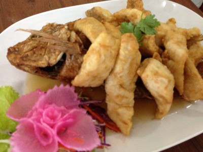 ปลาทับทิมแร่ ทอดน้ำปลา ปลาสดๆ ทานกับข้าวสวยร้อนๆอร่อยเว่อร์