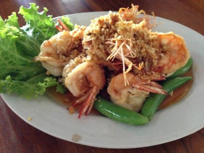 กุ้งทอดกระเทียม