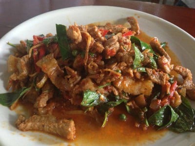 ผัดเผ็ดหมูป่า defualt อาหารป่าเลย