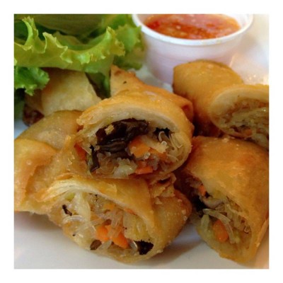 ปอเปี๊ยะทอด สูตรคุณนาย ไส้เห็ดสามสหาย