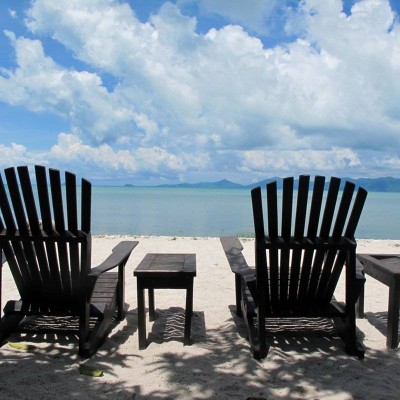 มุมหน้านั่งค่ะ หันหน้าออกทะเลอะ ชิวมาก