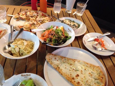 สปาเกตตี้ปู, ผักโขมอบชีส