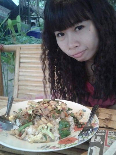 ข้าวต้มเครื่อง + ผัดขี้เมารวมมิตร