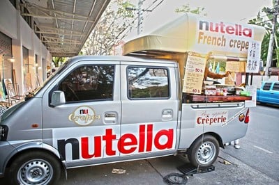 Nutella French Crepes
