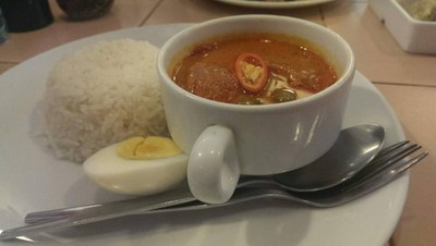 ข้าวแกงเผ็ดเป็ดย่างของเรา