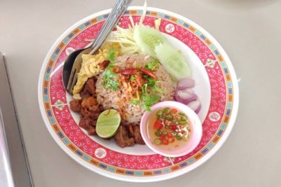 ข้าวคลุกกะปิ หมูหวาน
