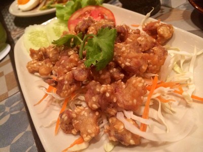 เอ็นข้อไก่ทอด
