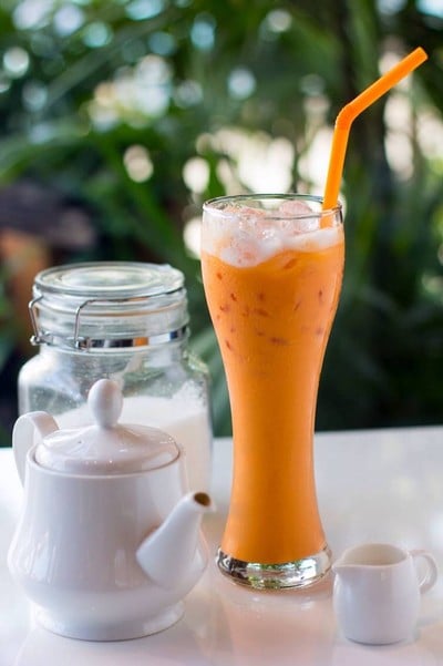 ชาเย็นนนนนนนนน เมนูโปรดเลยคะ <3