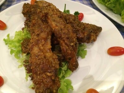 ซี่โครงหมูอบซอสบาร์บิคิว