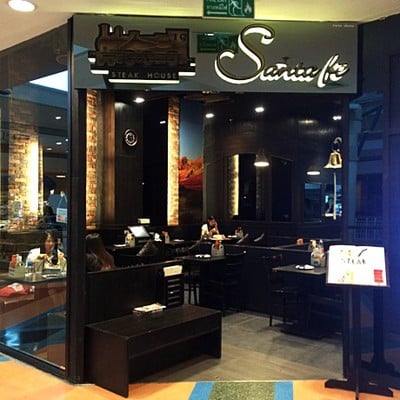 Santa Fe' Steak (ซานตา เฟ่ เสต็ก) เซ็นทรัลพลาซา เชียงใหม่ แอร์พอร์ต ชั้น 4 Santa Fe' Steak (ซานตา เฟ่ เสต็ก) เซ็นทรัลพลาซา เชียงใหม่ แอร์พอร์ต ชั้น 4