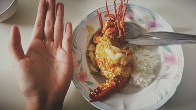 กุ้งตัวเท่าฝ่ามือเลยยยยย