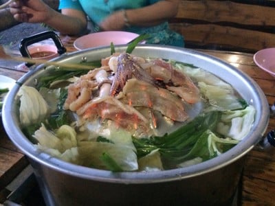 เนื้อหมูสามชั้น ปลาหมึก เบคอนสามชั้น