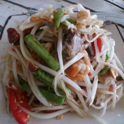 ตำไทยใส่ปู