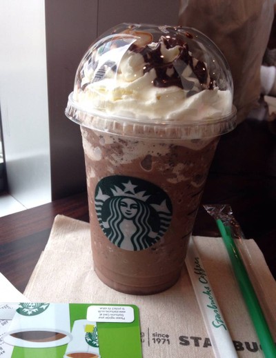 ร ว ว Starbucks มหาว ทยาล ยศร นคร นทรว โรฒ Chocolate Chip Frappuccino อร อย Wongnai