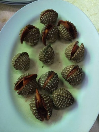 หอยแครงโชว์ยั่วลูกค้า