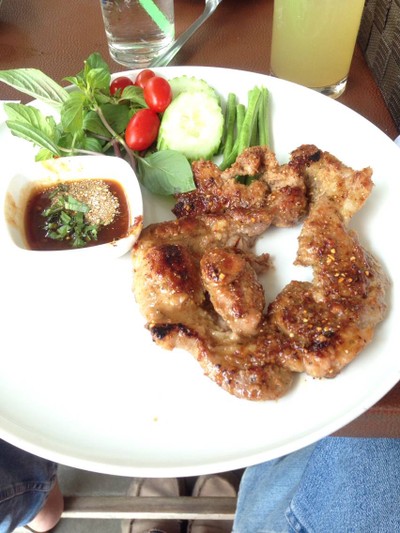 สเต็กแจ่วหมู