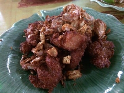 หมูทอดกระเทียม