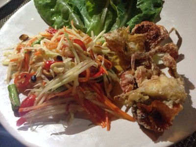 ส้มตำปูนิ่ม