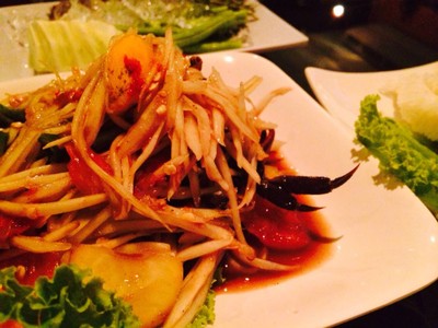 ส้มตำปูปลาร้า