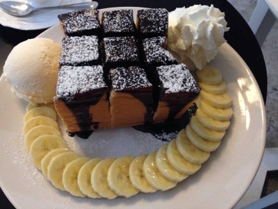Banana Chocolate Toast