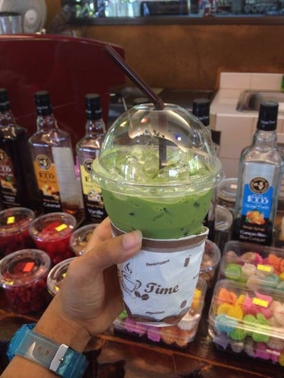 ชาเขียวนม กลมกล่อม รสชาติดี